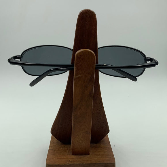 Jonathan Cate Black Metal Oval Sunglasses Frames - Picture 4 of 7